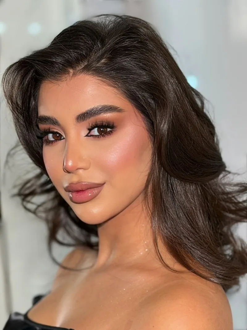 تسريحة موجات ناعمة (زاوية ثانية)